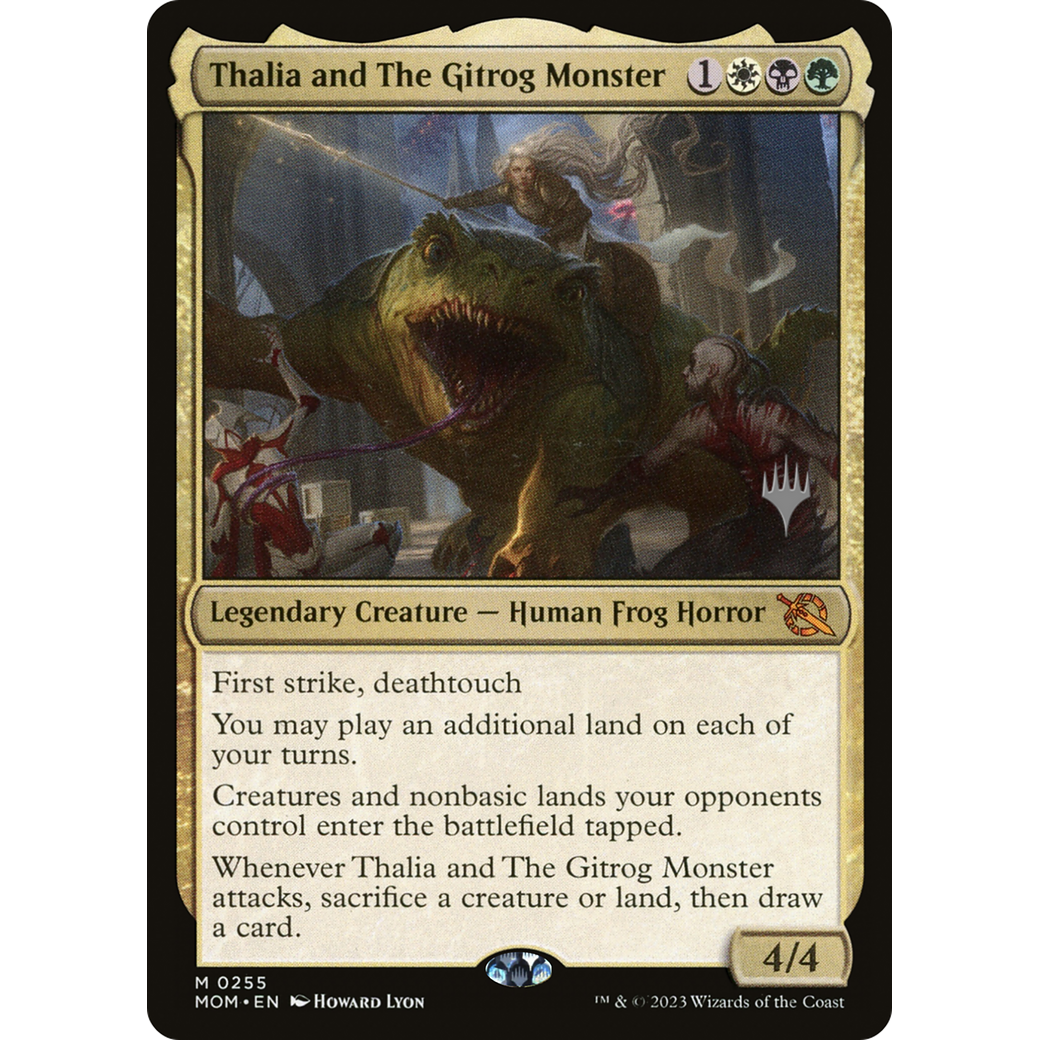 Thalia and The Gitrog Monster (PPMOM-255P) - March of the Machine Promos