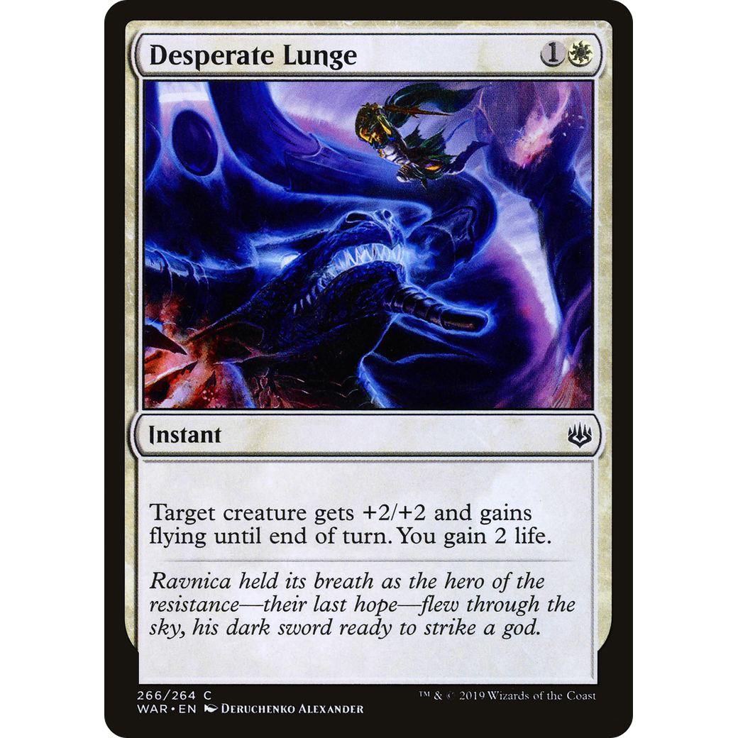 Desperate Lunge (WAR-266) - War of the Spark