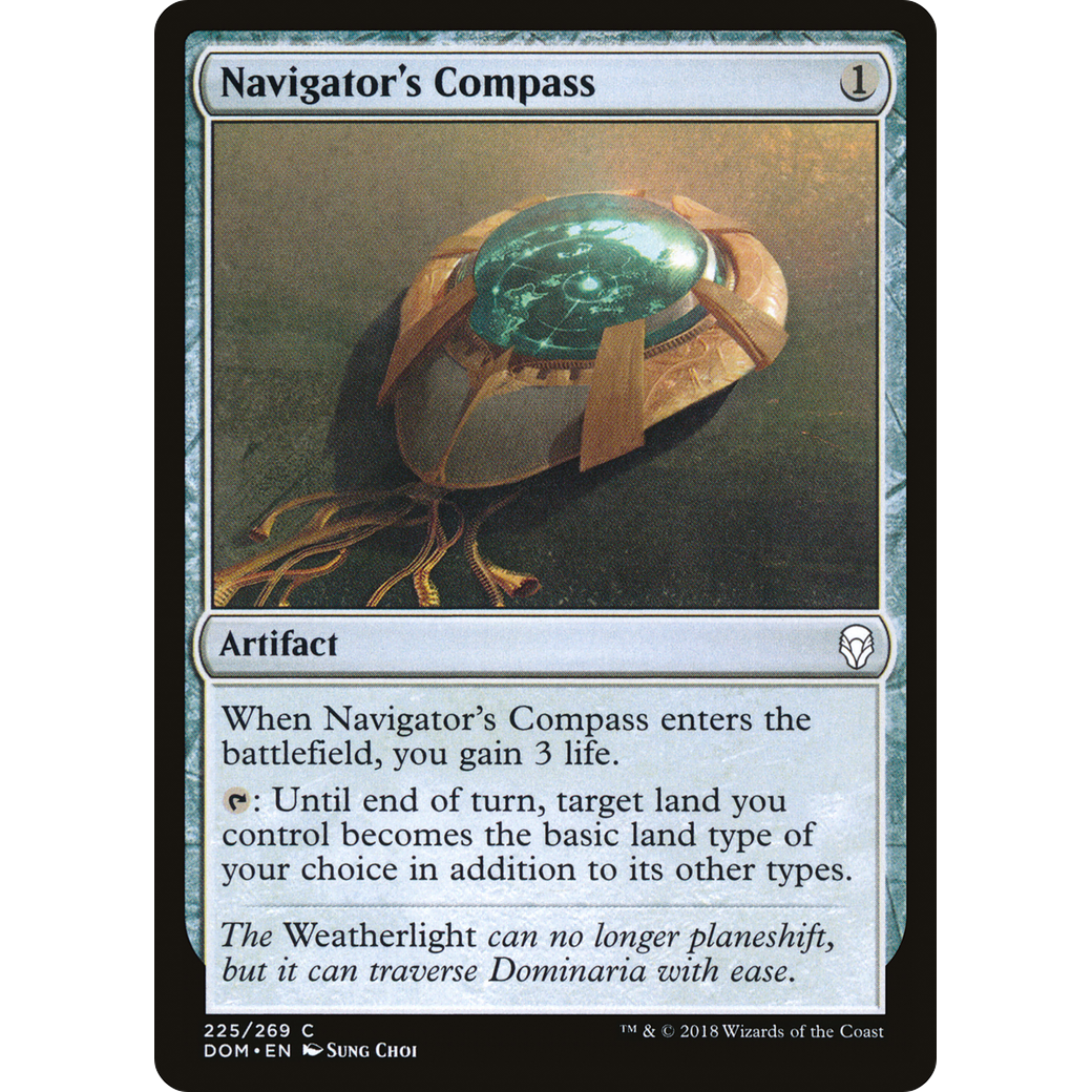 Navigator's Compass (DOM-225) - Dominaria Foil