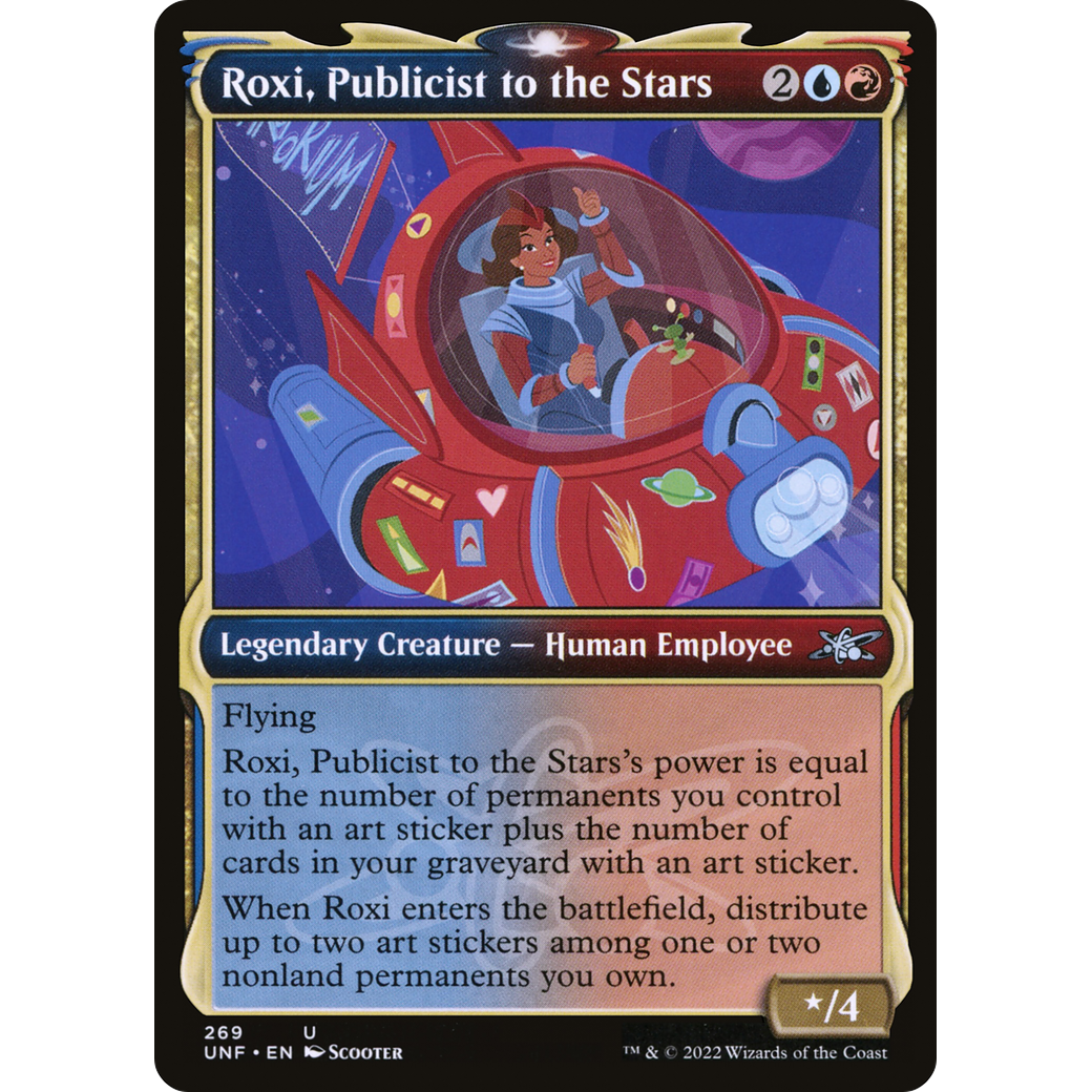 Roxi, Publicist to the Stars (Showcase) (UNF-269) - Unfinity: (Showcase) Foil