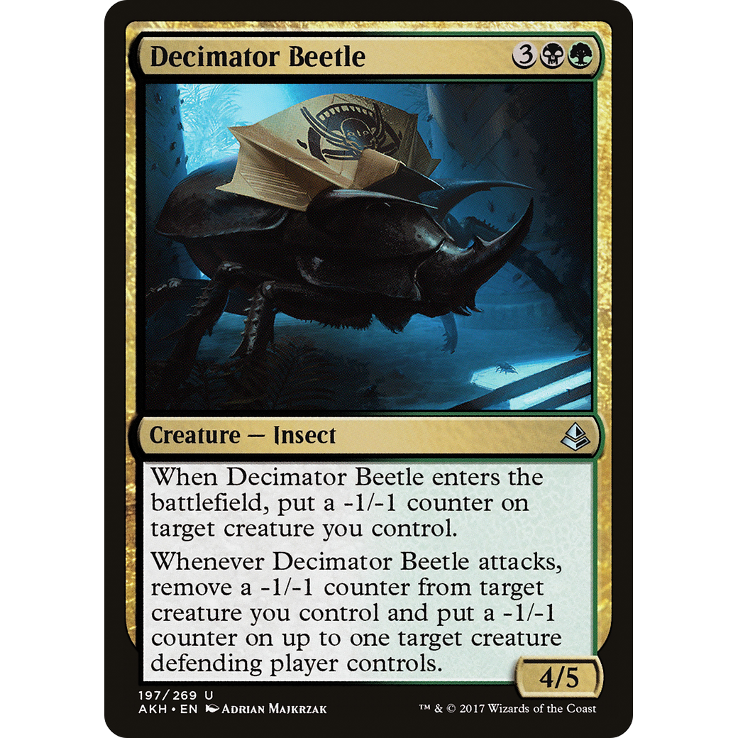 Decimator Beetle (AKH-197) - Amonkhet