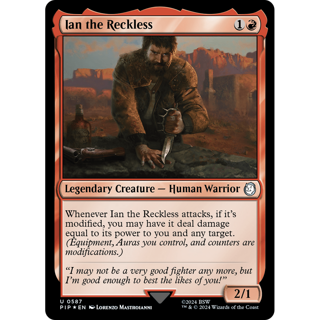 Ian the Reckless (Surge Foil) (PIP-587) - Fallout