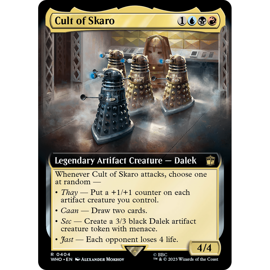 Cult of Skaro (Extended Art) (WHO-404) - Doctor Who: (Extended Art)