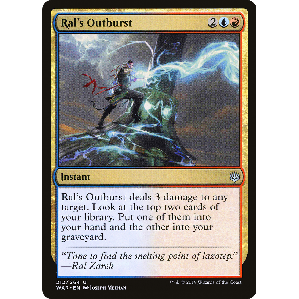 Ral's Outburst (WAR-212) - War of the Spark