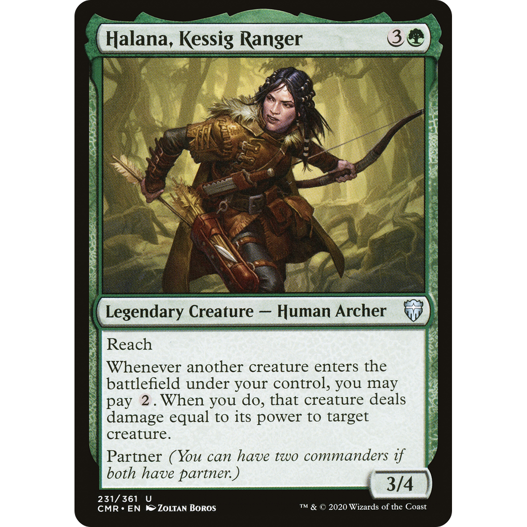 Halana, Kessig Ranger (CMR-231) - Commander Legends Foil