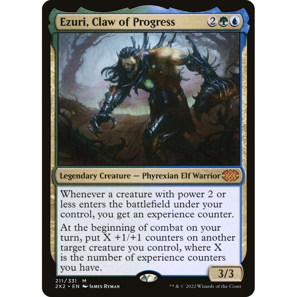 Ezuri, Claw of Progress (2X2-211) - Double Masters 2022 Foil