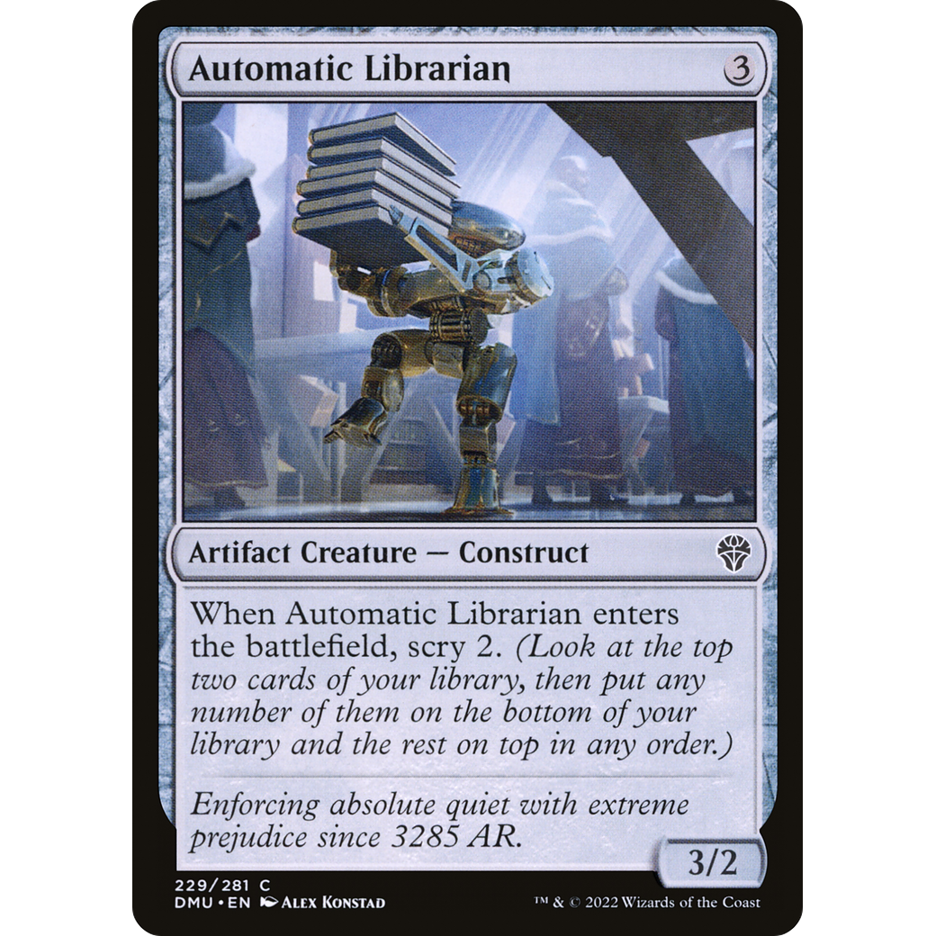 Automatic Librarian (DMU-229) - Dominaria United Foil