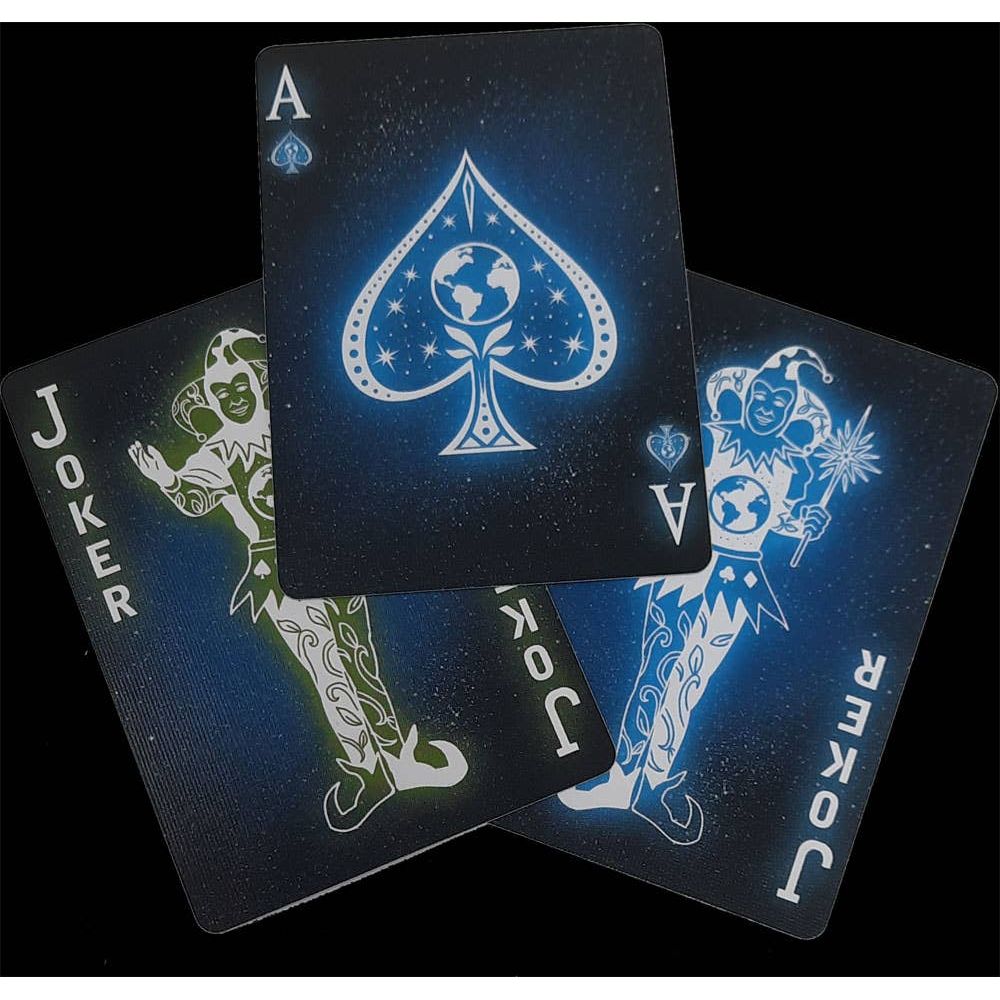 Bicycle Starlight Earth Glow Playing Cards
