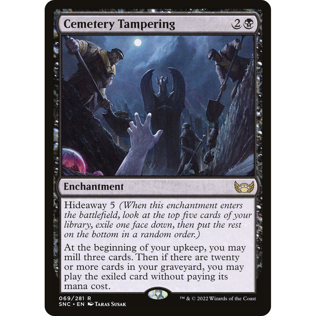 Cemetery Tampering (SNC-069) - Streets of New Capenna Foil