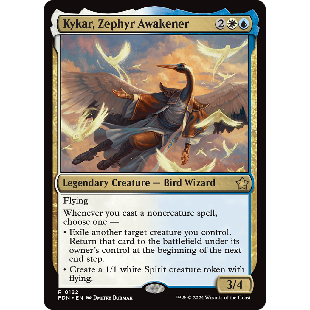 Kykar, Zephyr Awakener (FDN-122) - Foundations Foil