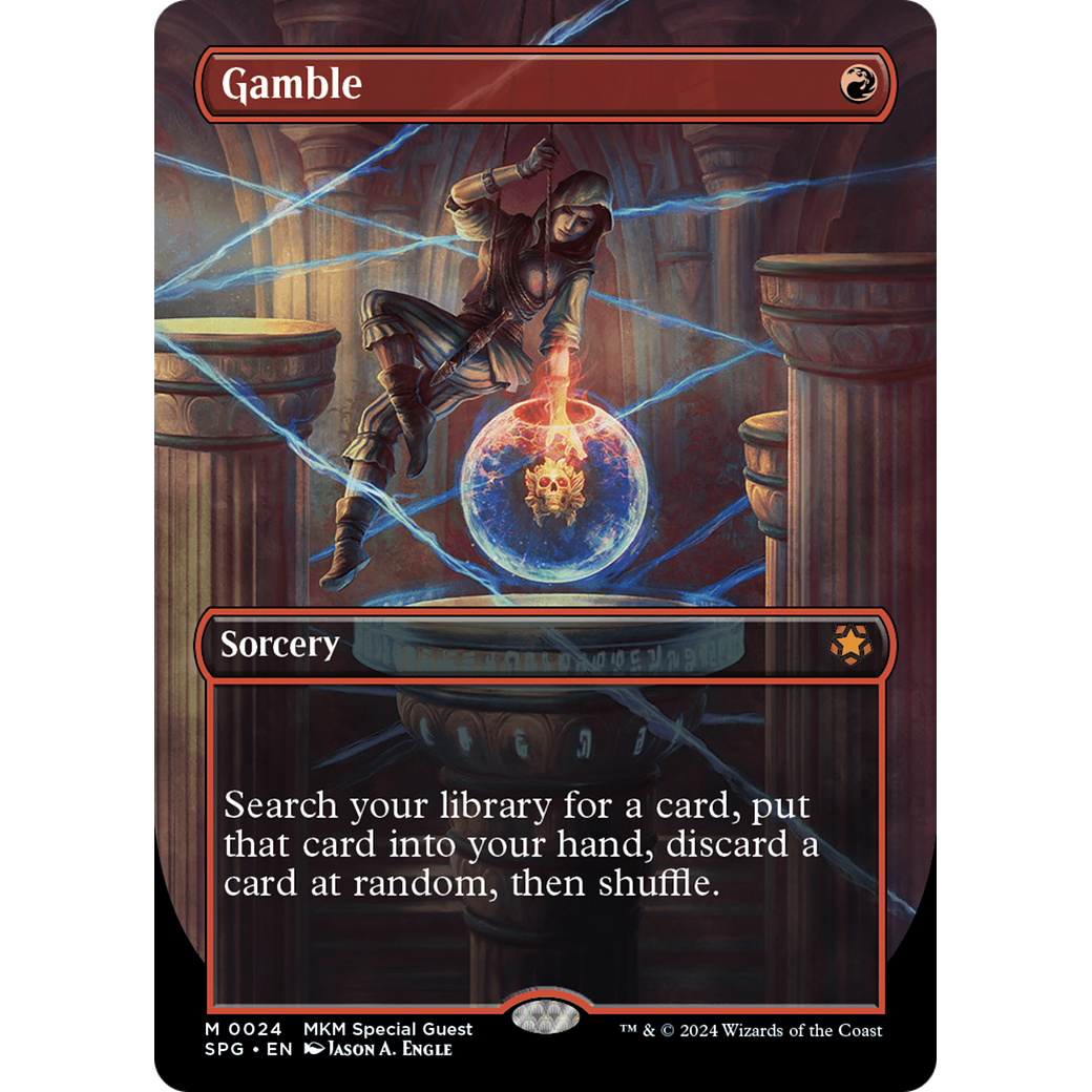 Gamble (Borderless) (SPG-024) - Special Guests (Borderless) Foil