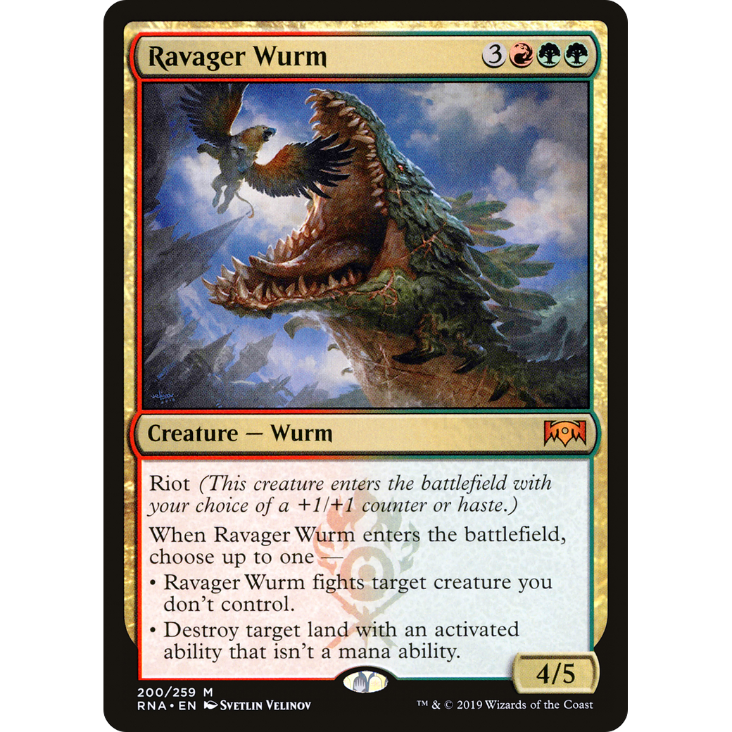 Ravager Wurm (RNA-200) - Ravnica Allegiance