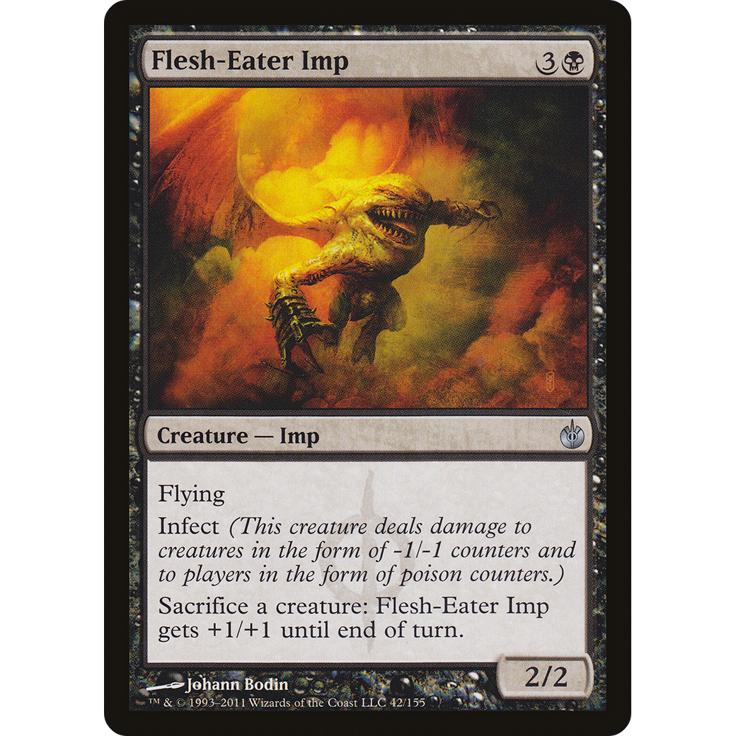 Flesh-Eater Imp (MBS-042) - Mirrodin Besieged