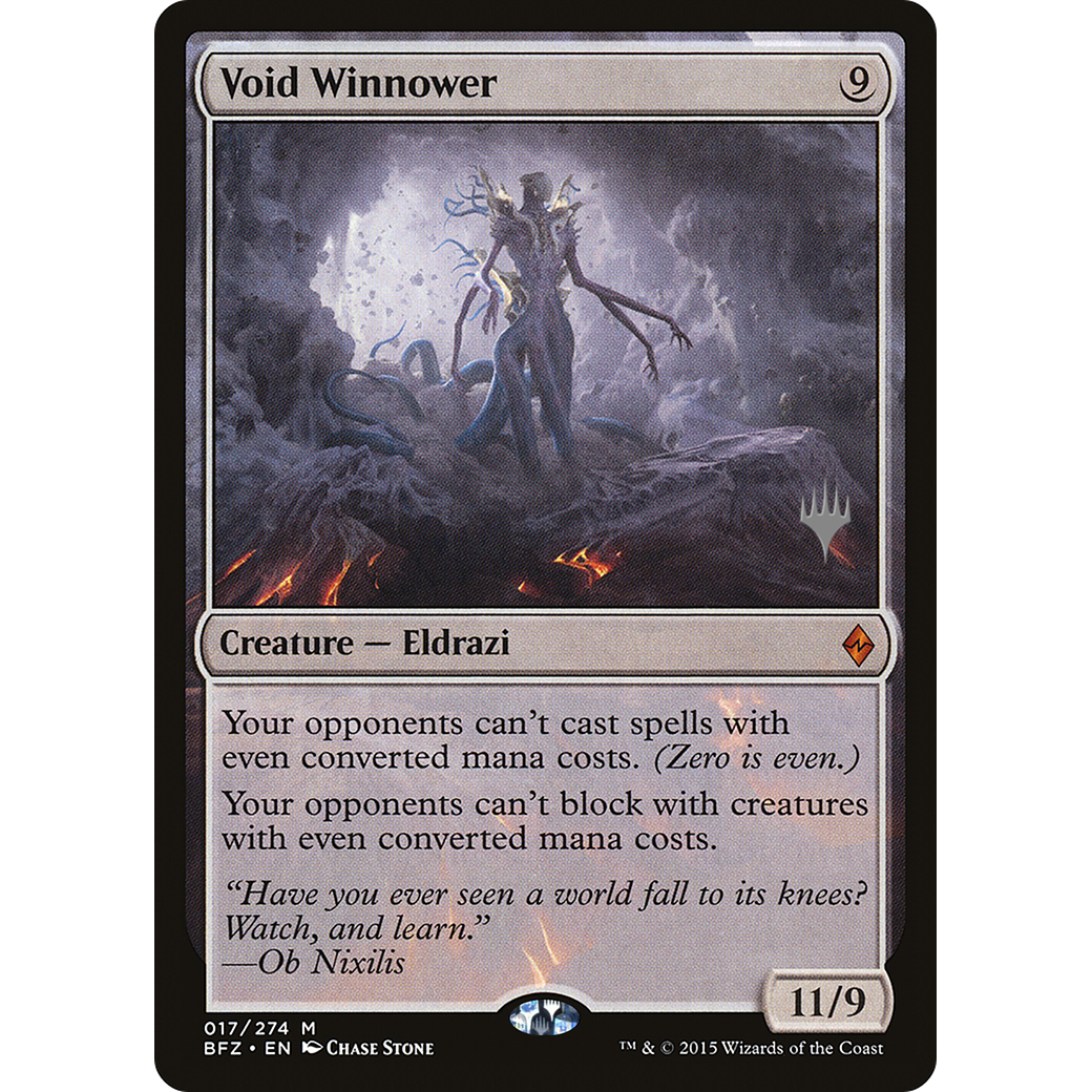 Void Winnower (PPKHM-017) - Battle for Zendikar Promos