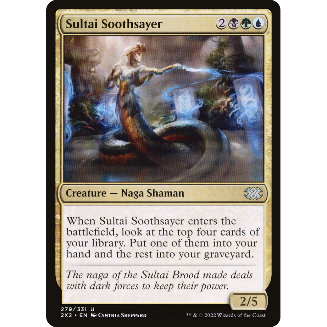 Sultai Soothsayer (2X2-279) - Double Masters 2022 Foil