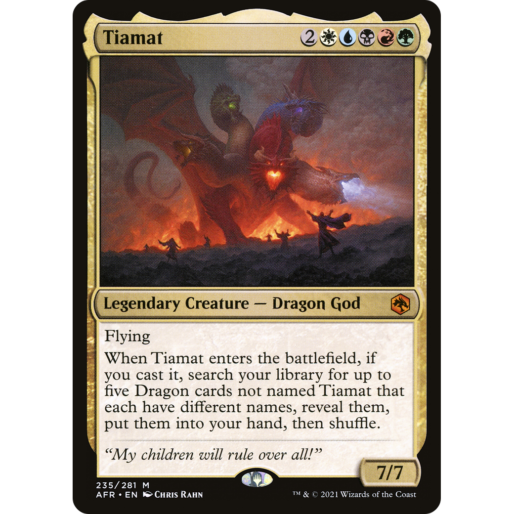 Tiamat (AFR-235) - Adventures in the Forgotten Realms