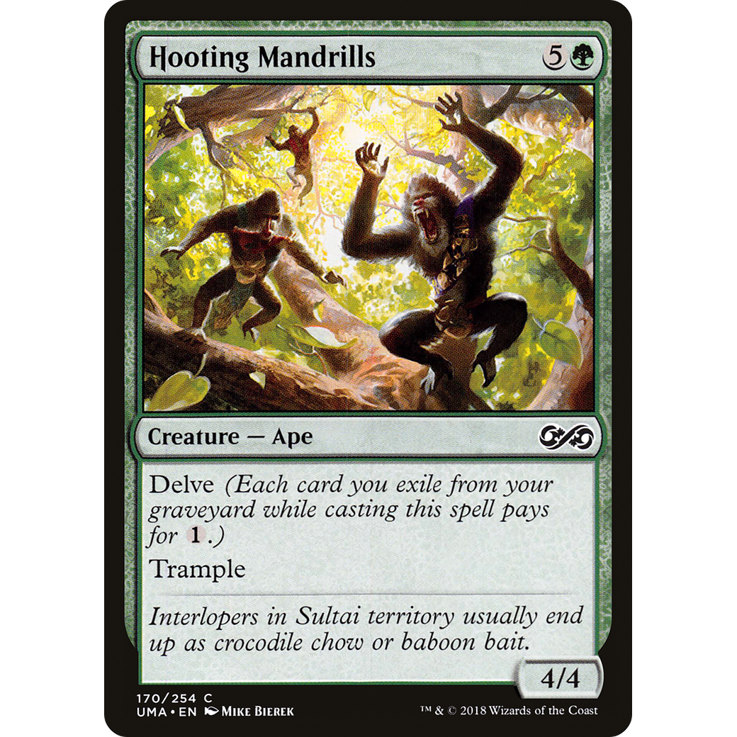 Hooting Mandrills (UMA-170) - Ultimate Masters Foil