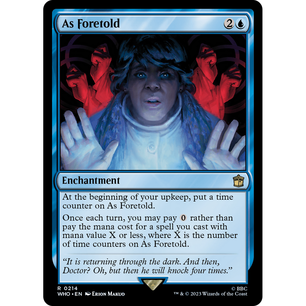 As Foretold (WHO-214) - Doctor Who Foil