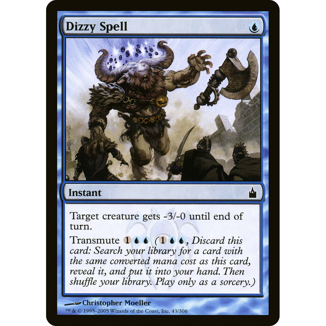 Dizzy Spell (RAV-043) - Ravnica: City of Guilds Foil
