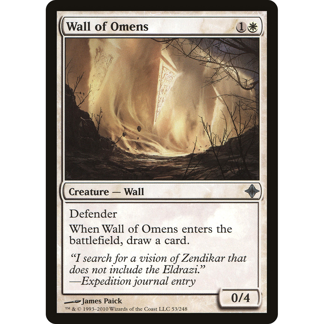 Wall of Omens (ROE-053) - Rise of the Eldrazi
