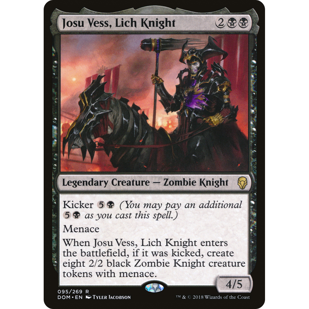 Josu Vess, Lich Knight (DOM-095) - Dominaria Foil