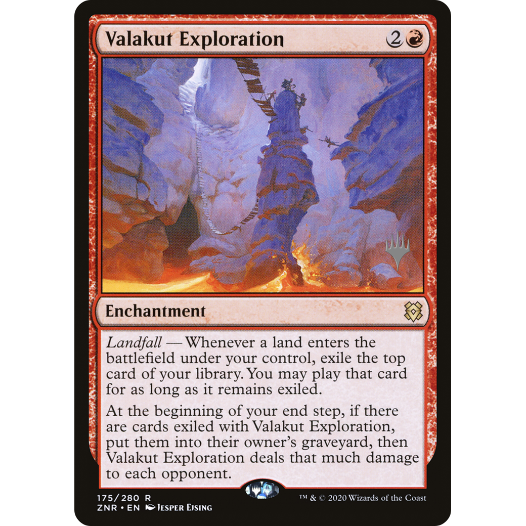 Valakut Exploration (PPZNR-175) - Zendikar Rising Promos