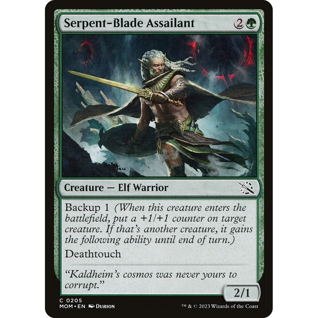 Serpent-Blade Assailant (MOM-205) - March of the Machine