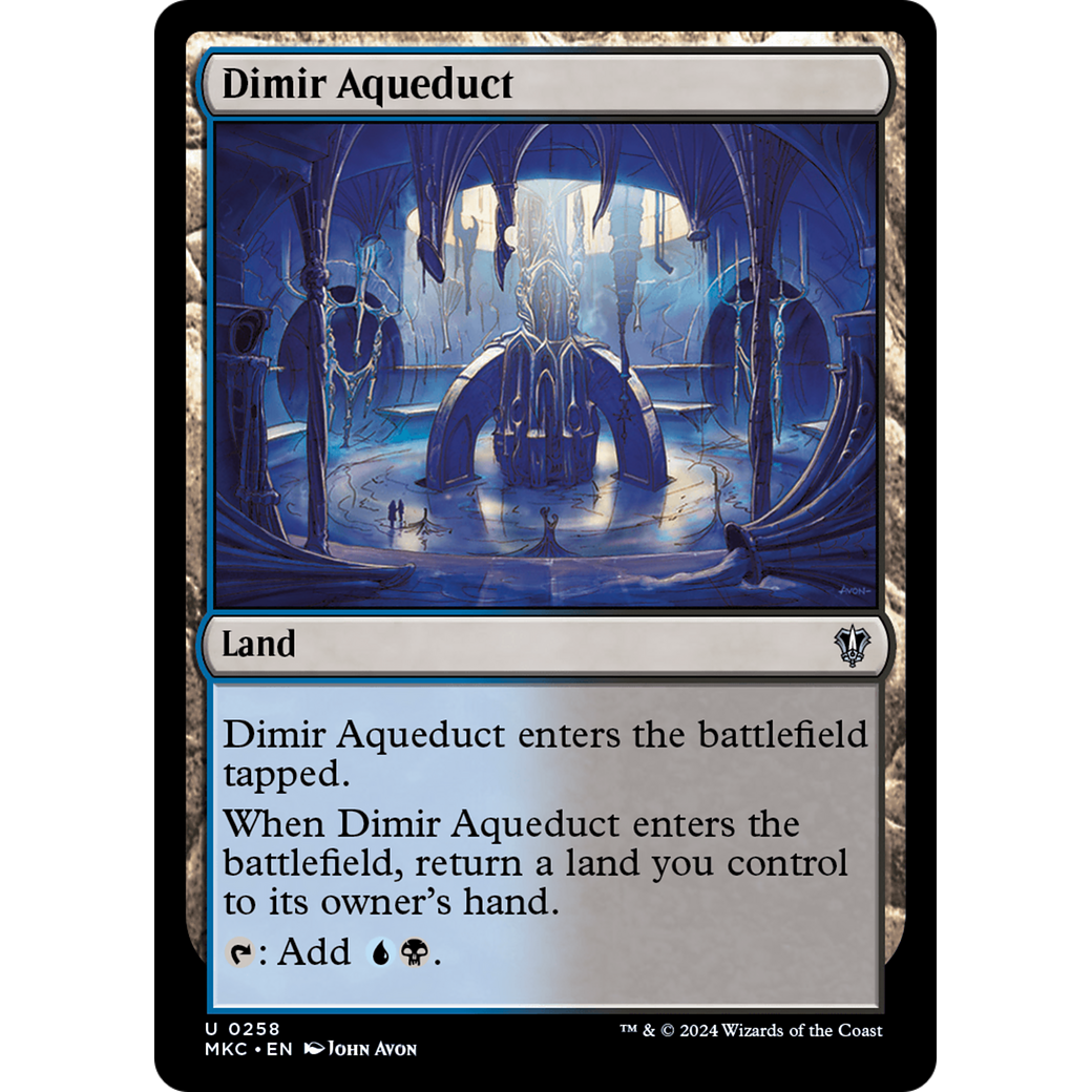 Dimir Aqueduct (MKC-258) - Murders at Karlov Manor Commander