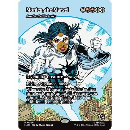 Monica, the Marvel - Aurelia, the Warleader (Borderless) (MAR-086) - Marvel Universe Eternal-Legal