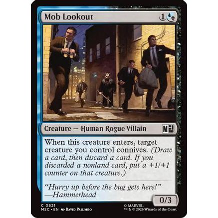 Mob Lookout (MSC-821) - Commander: Marvel Super Heroes Foil