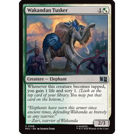 Wakandan Tusker (MSC-748) - Commander: Marvel Super Heroes