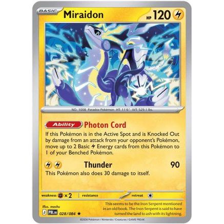 Miraidon 28 - ME05 Pitch Black Holofoil