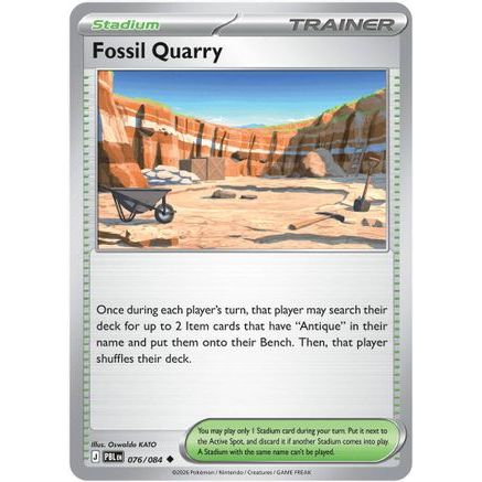 Fossil Quarry 76 - ME05 Pitch Black Reverse Holofoil