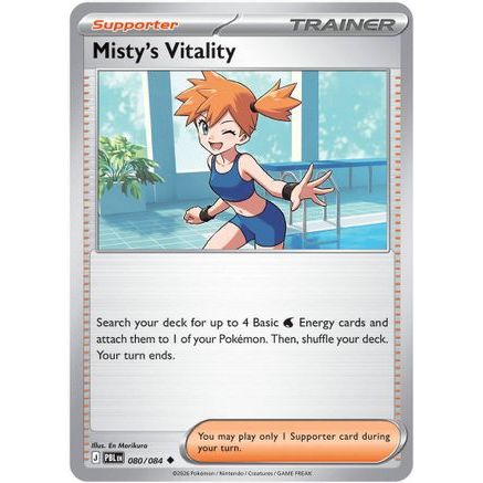 Misty's Vitality - 080/084 80 - ME05 Pitch Black Reverse Holofoil