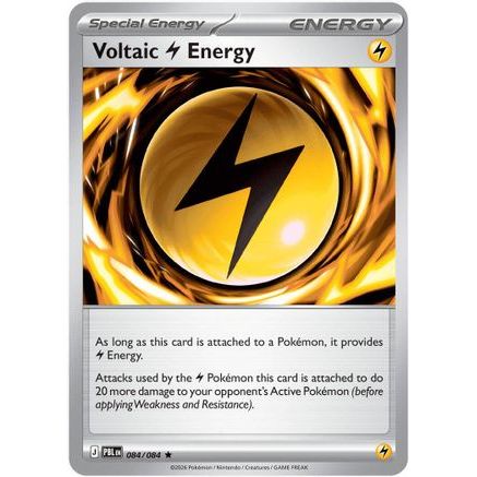 Voltaic Lightning Energy 84 - ME05 Pitch Black Reverse Holofoil