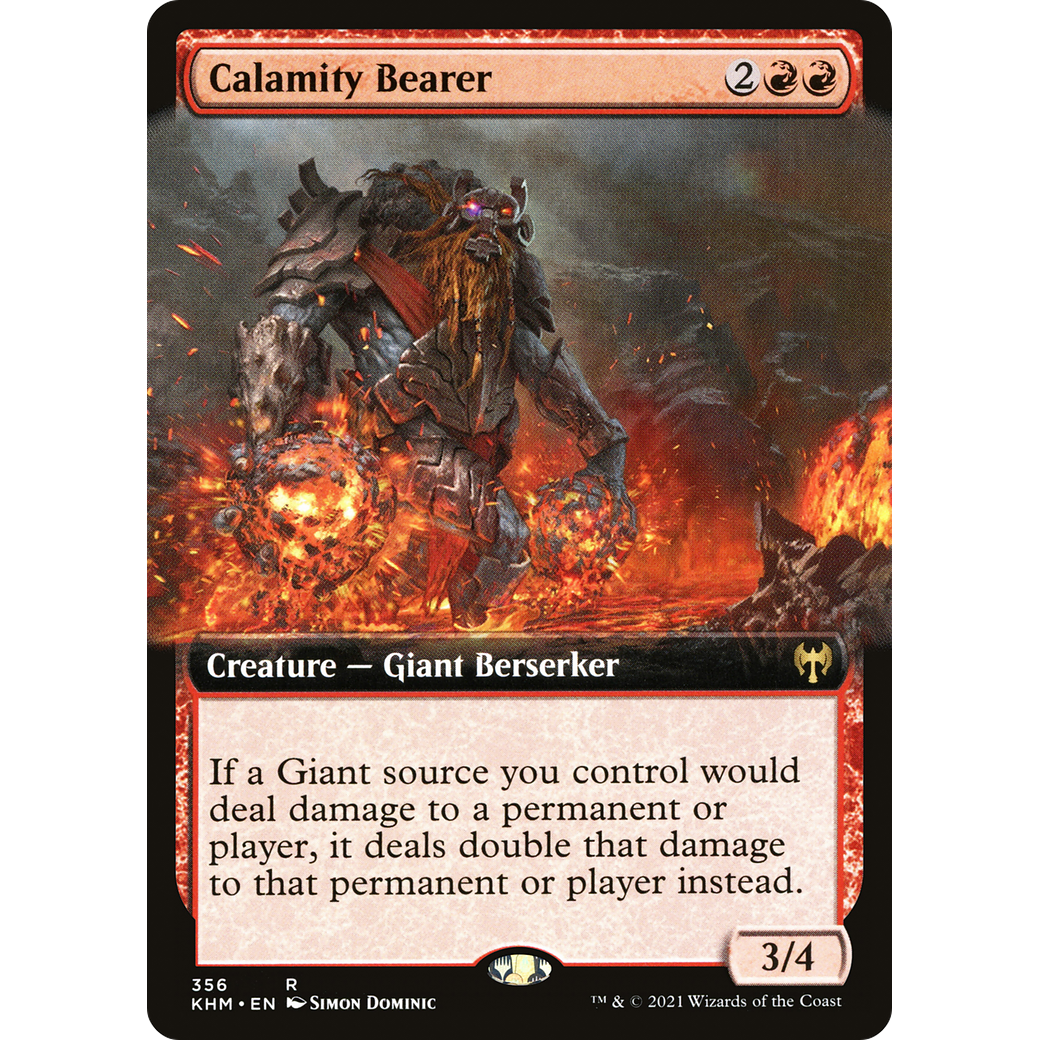 Calamity Bearer (Extended Art) (KHM-356) - Kaldheim: (Extended Art) Foil