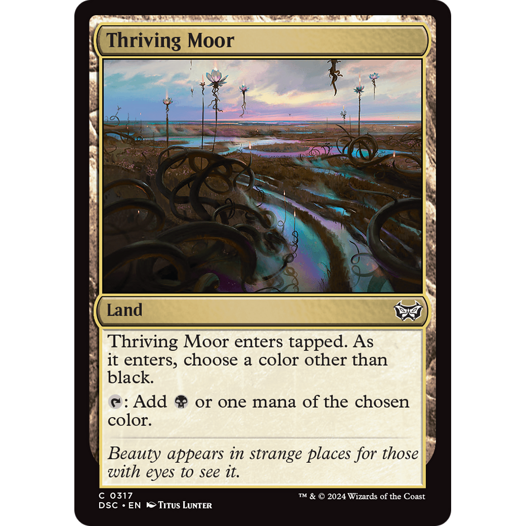 Thriving Moor (DSC-317) - Duskmourn: House of Horror Commander