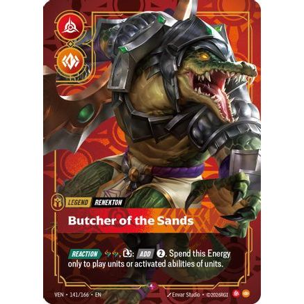 Renekton - Butcher of the Sands (141/166) - Vendetta Foil