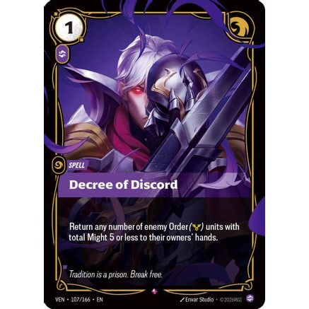 Decree of Discord (107/166) - Vendetta Foil
