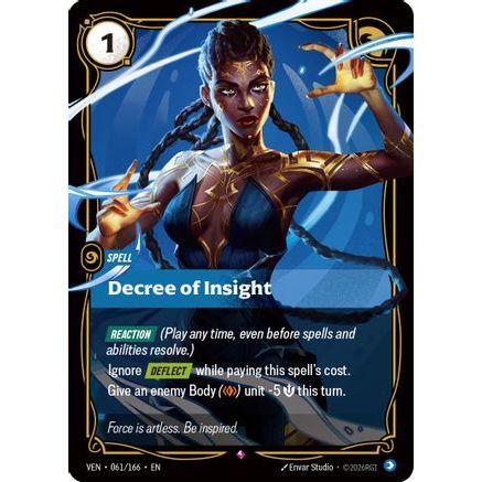 Decree of Insight (061/166) - Vendetta Foil