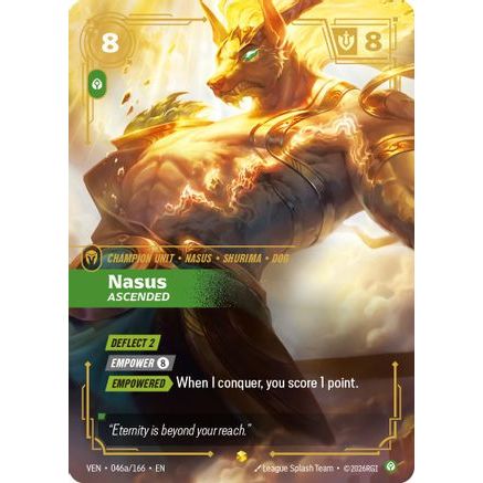 Nasus - Ascended (Alternate Art) (046a/166) - Vendetta Foil