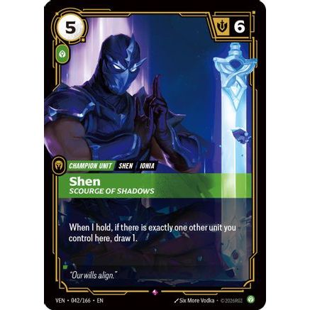 Shen - Scourge of Shadows (042/166) - Vendetta Foil
