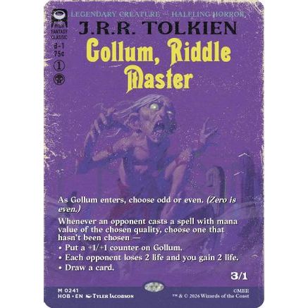Gollum, Riddle Master (Borderless) (HOB-241) - The Hobbit