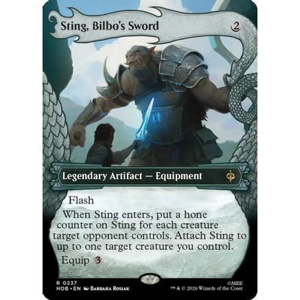 Sting, Bilbo's Sword (Showcase) (HOB-237) - The Hobbit