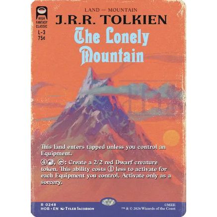 The Lonely Mountain (Borderless) (HOB-248) - The Hobbit Foil