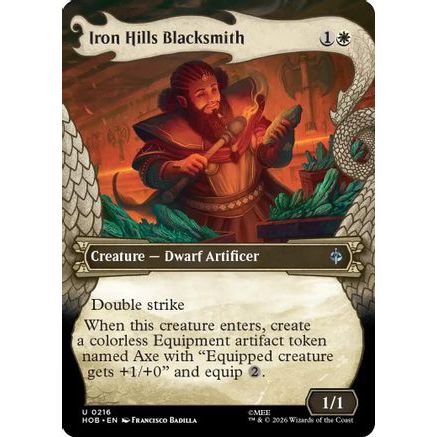 Iron Hills Blacksmith (Showcase) (HOB-216) - The Hobbit Foil