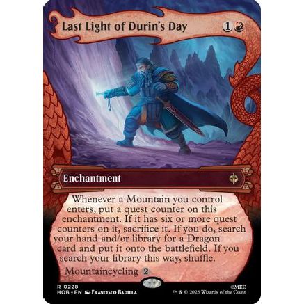Last Light of Durin's Day (Showcase) (HOB-228) - The Hobbit