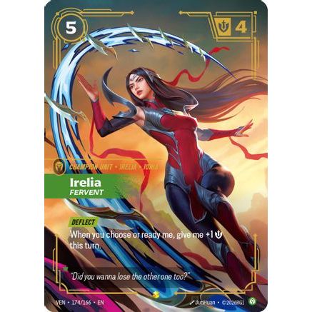 Irelia - Fervent (Overnumbered) (174/166) - Vendetta Foil