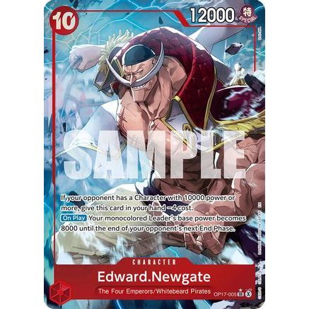 Edward.Newgate (005) (Alternate Art) (OP17-005) - The World's Strongest Warriors Foil
