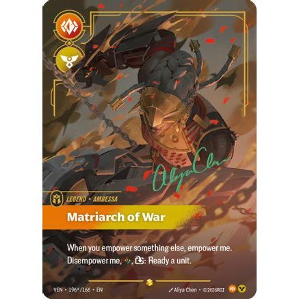Ambessa - Matriarch of War (Signature) (196*/166) - Vendetta Foil